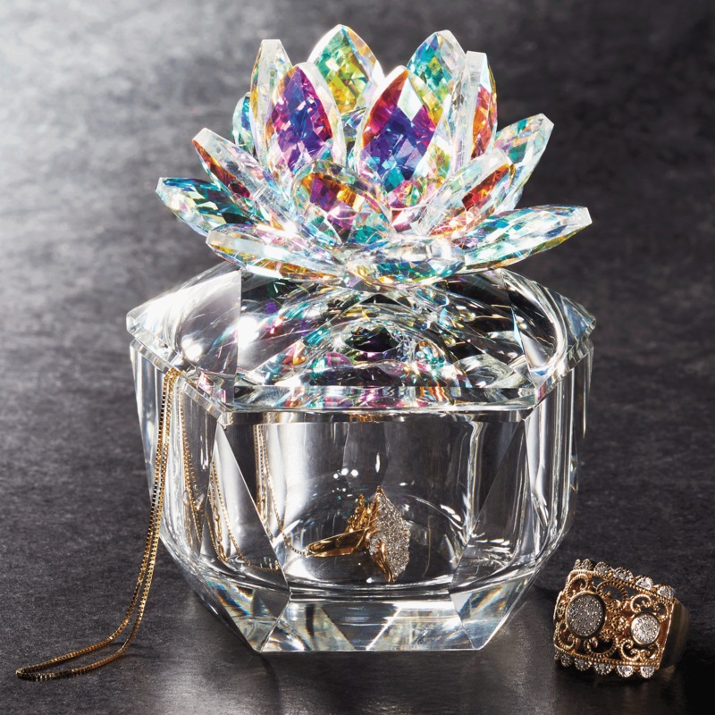 Crystal Glam Trinket Box - MIDNIGHT VELVET CATALOG