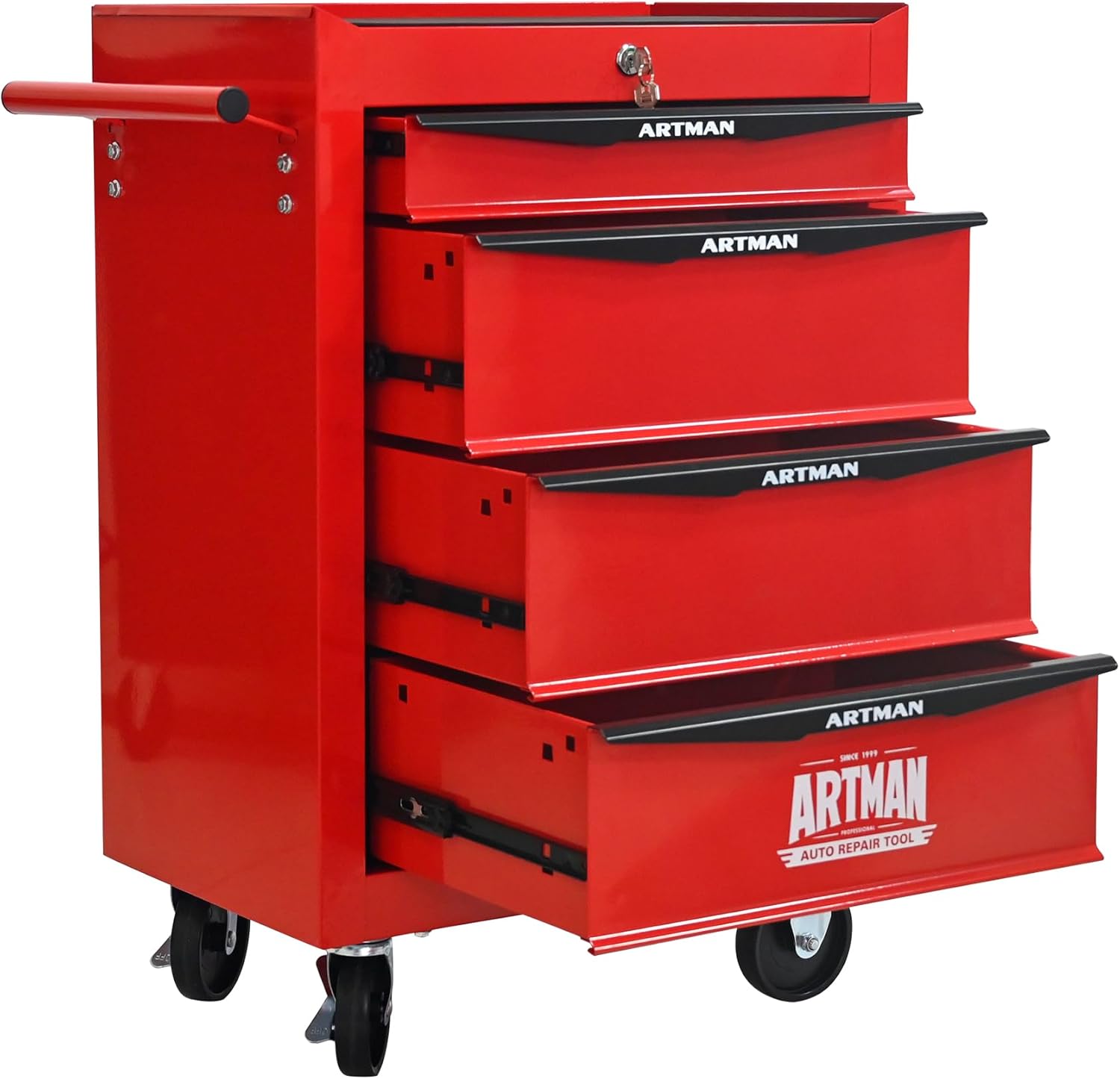 Rolling Metal Tool Chest with 4 Drawers, 20