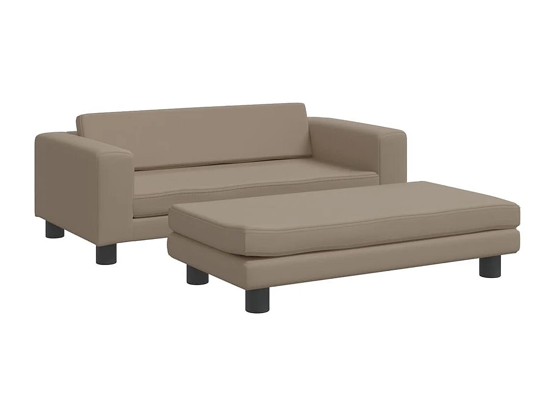 Grace  Lit pour cen avec extension cappuccino 100x50x30cm similicuir