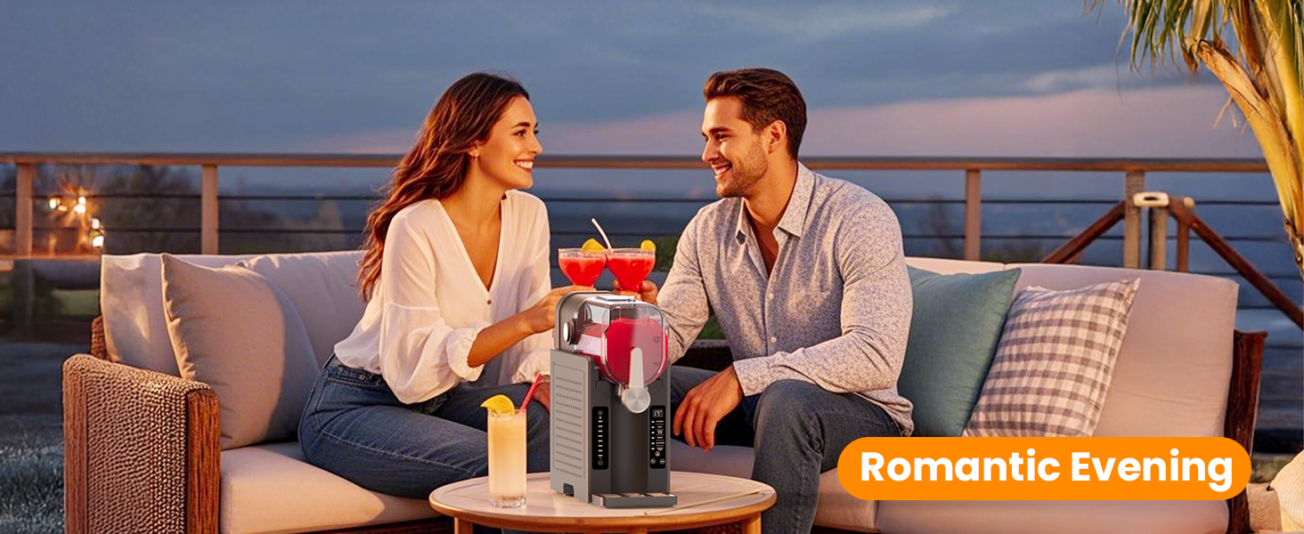 publicité pour machine à granita