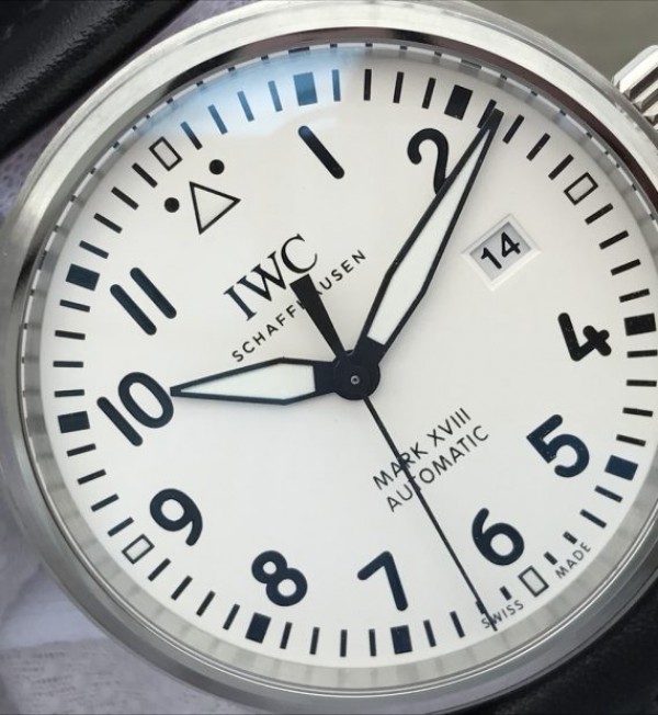 Replica IWC XF Mark XVIII IW327002 White Dial Leather Strap A2892 - Top club