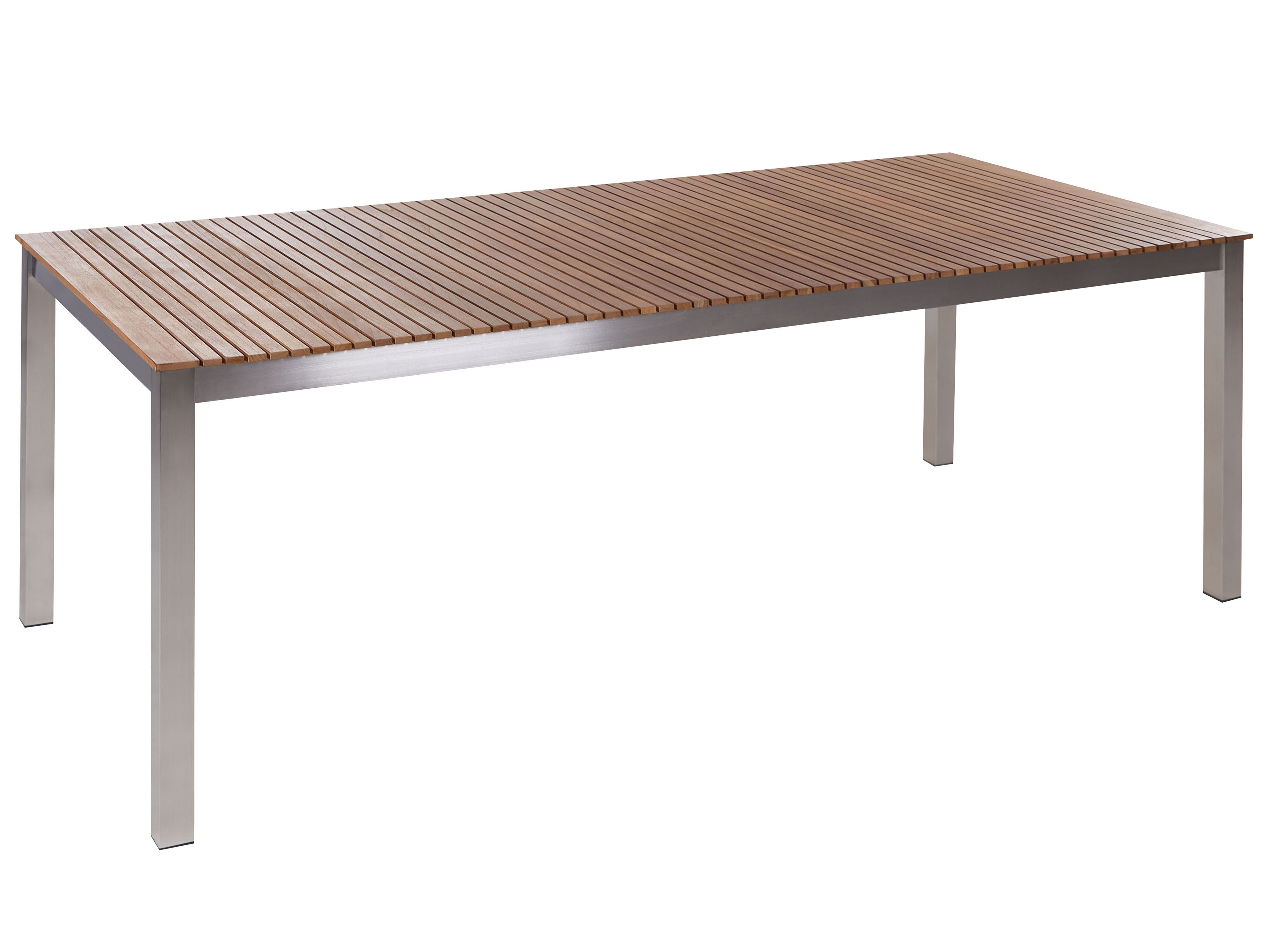 Garden Dining Table VIAREGGIO 200 cm 90 cm Certified Teak Wood Brown