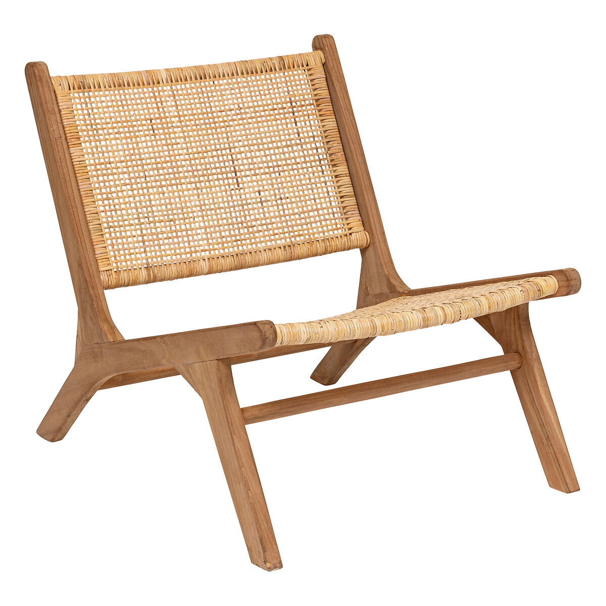 Armchair "Timor" Teak, rattan