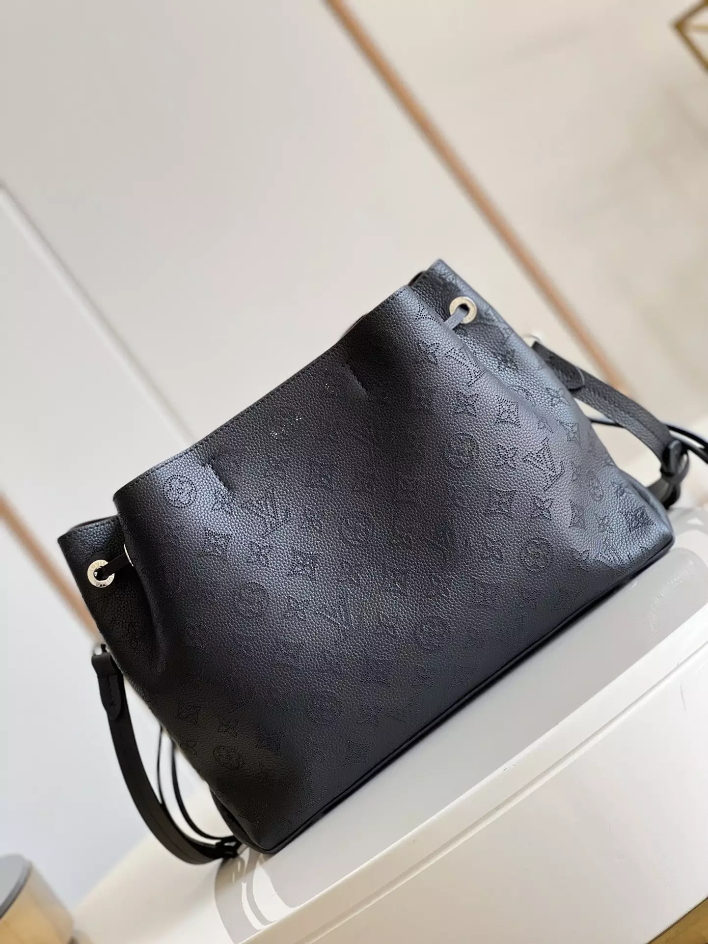 Bella Tote Black Mahina Calfskin1:1High-quality replica