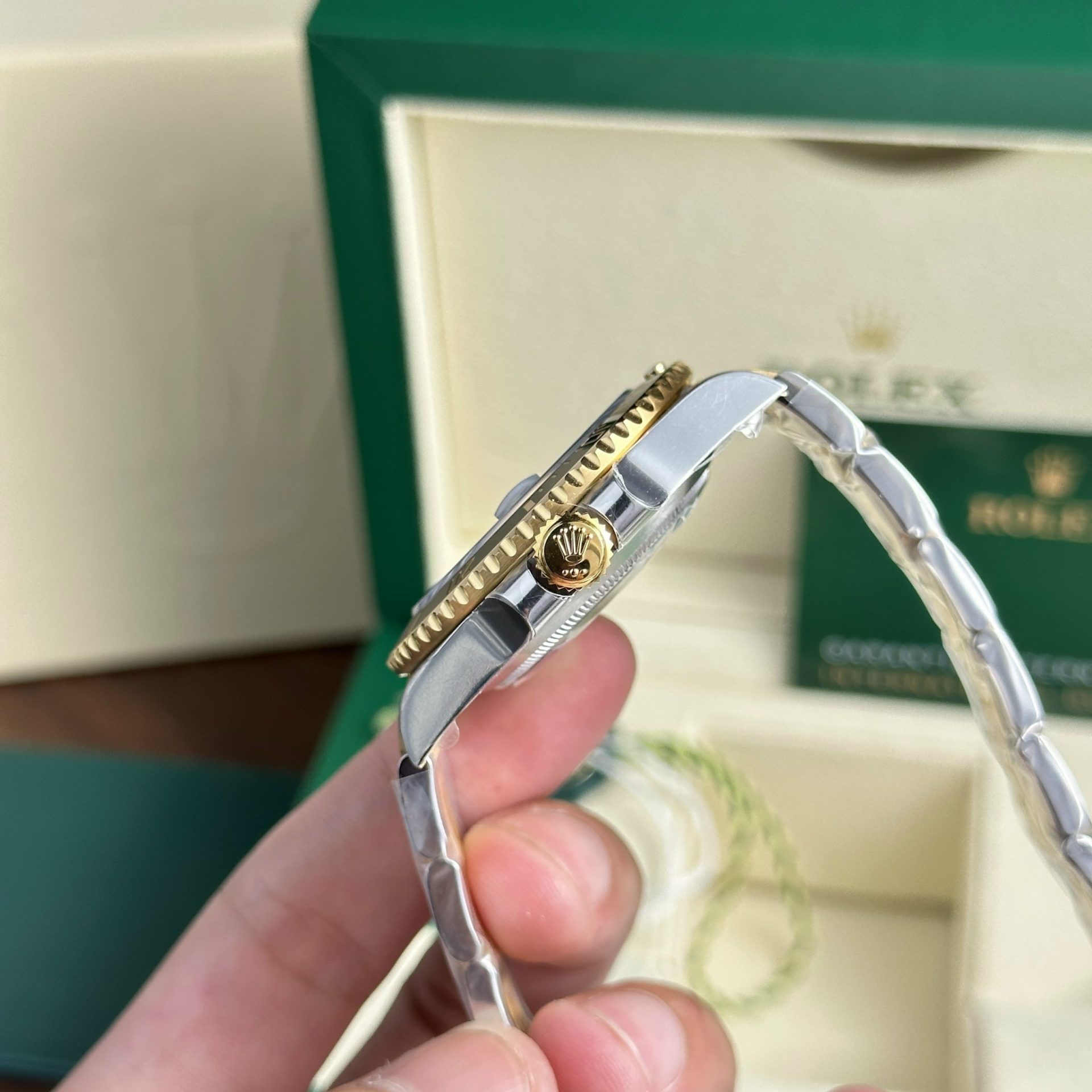 Rolex Replica Watch Submariner Date 126613LN Demi Gold Black Dial VS Factory 41mm - Top club