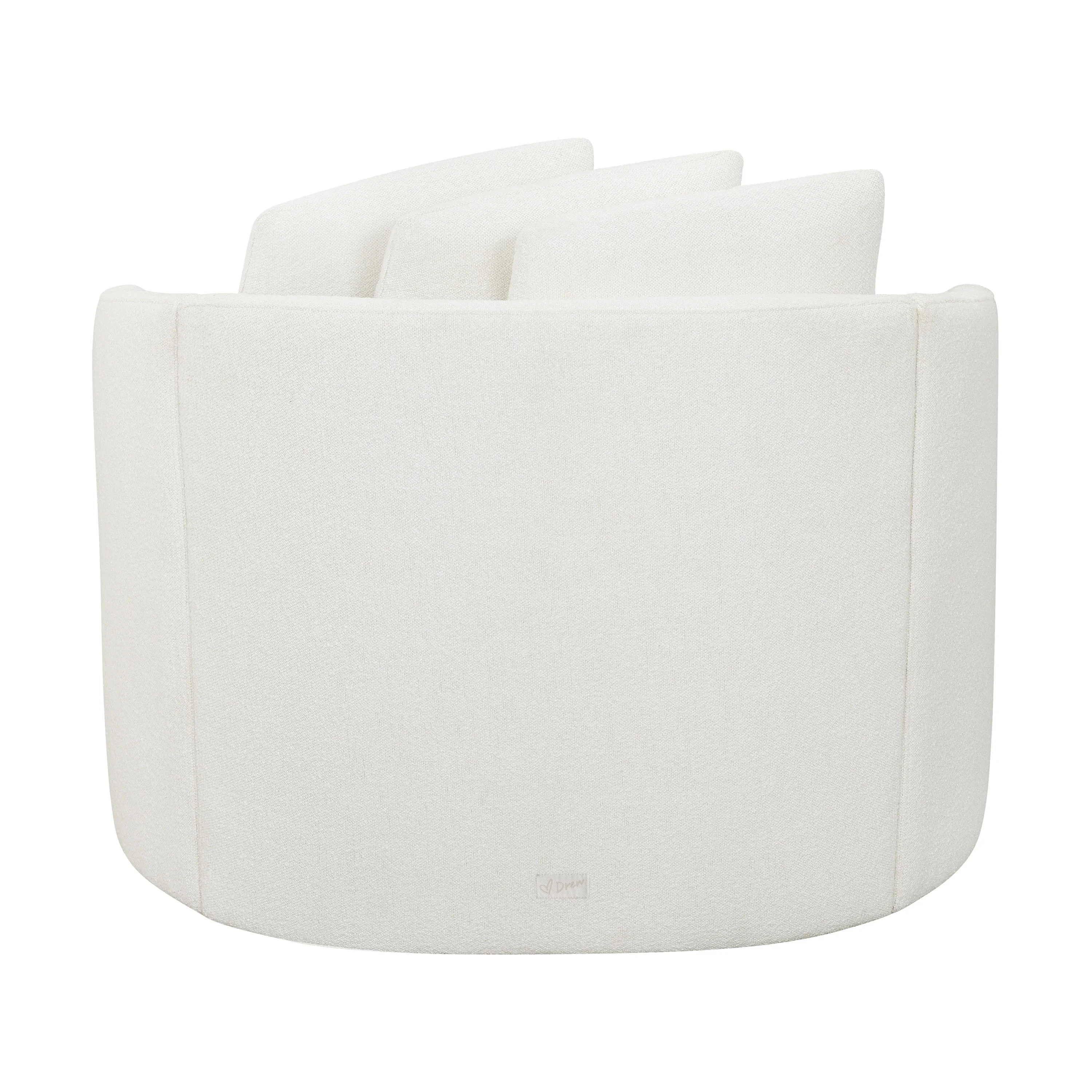 Beautiful Drew Accent Chair by Drew Barrymore, Cream Boucle - Image 17