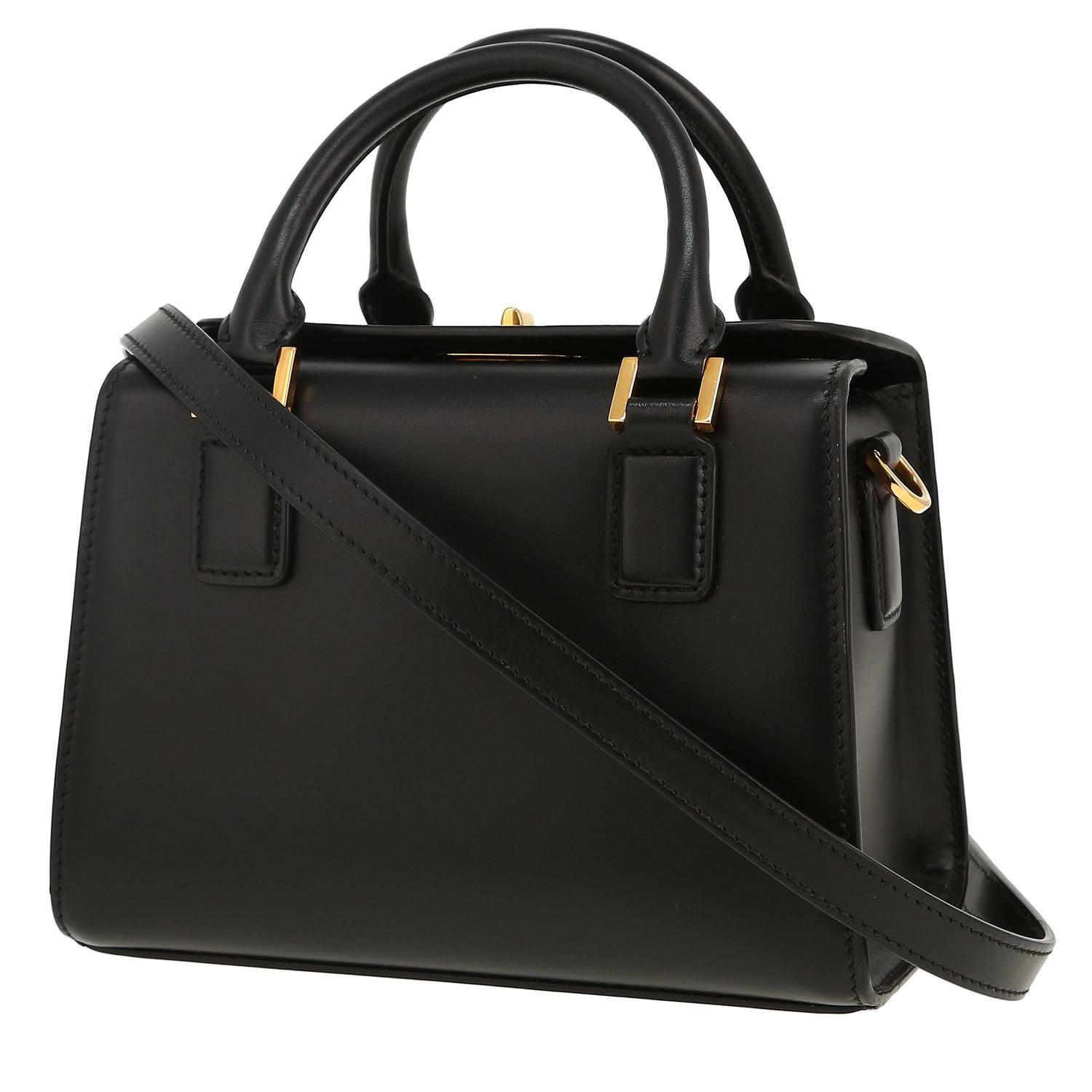Dior New Line shoulder bag in black leather1:1High-quality replica