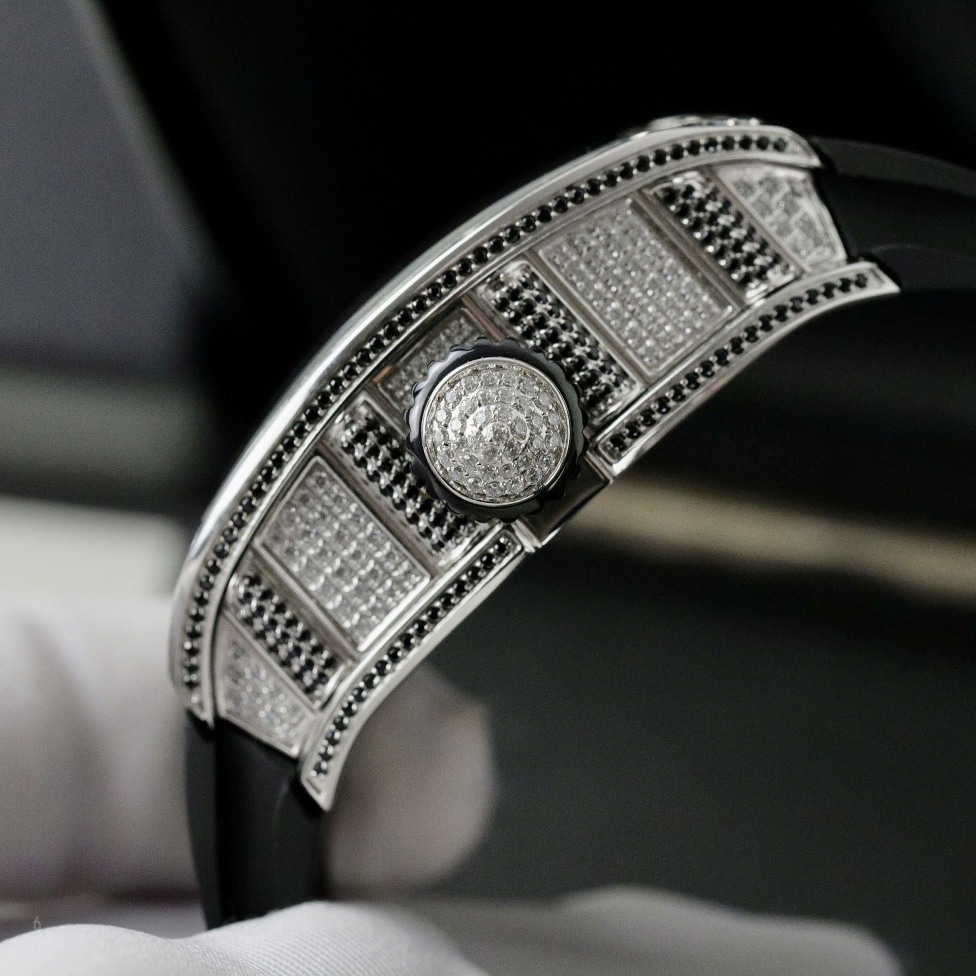 Richard Mille Replica Watch Rubber Strap Black 42mm - Top club