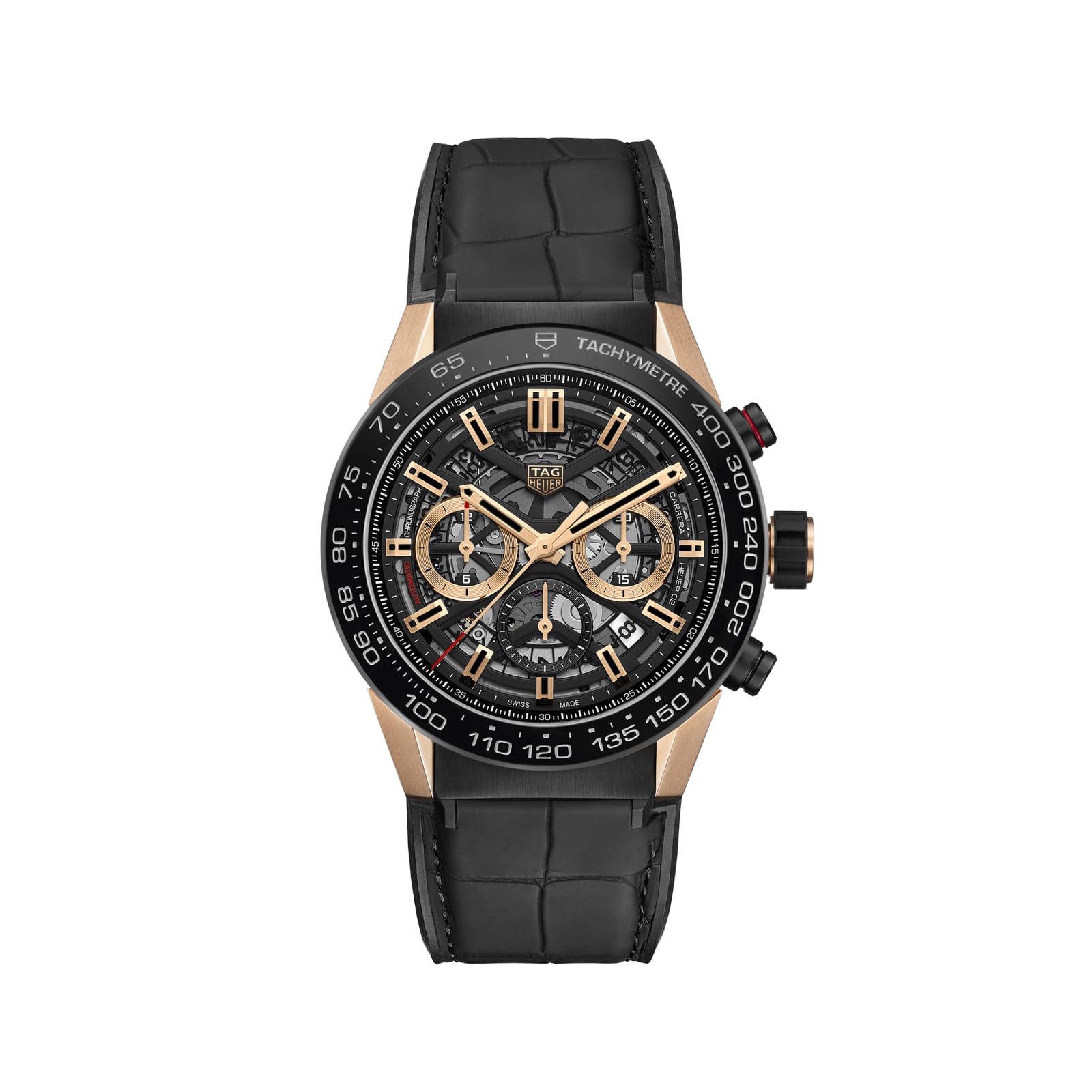 TAG Heuer Replica Watch Carrera Chronograph Automatic 45 mm Steel and Gold(1:1 replica) - Top club