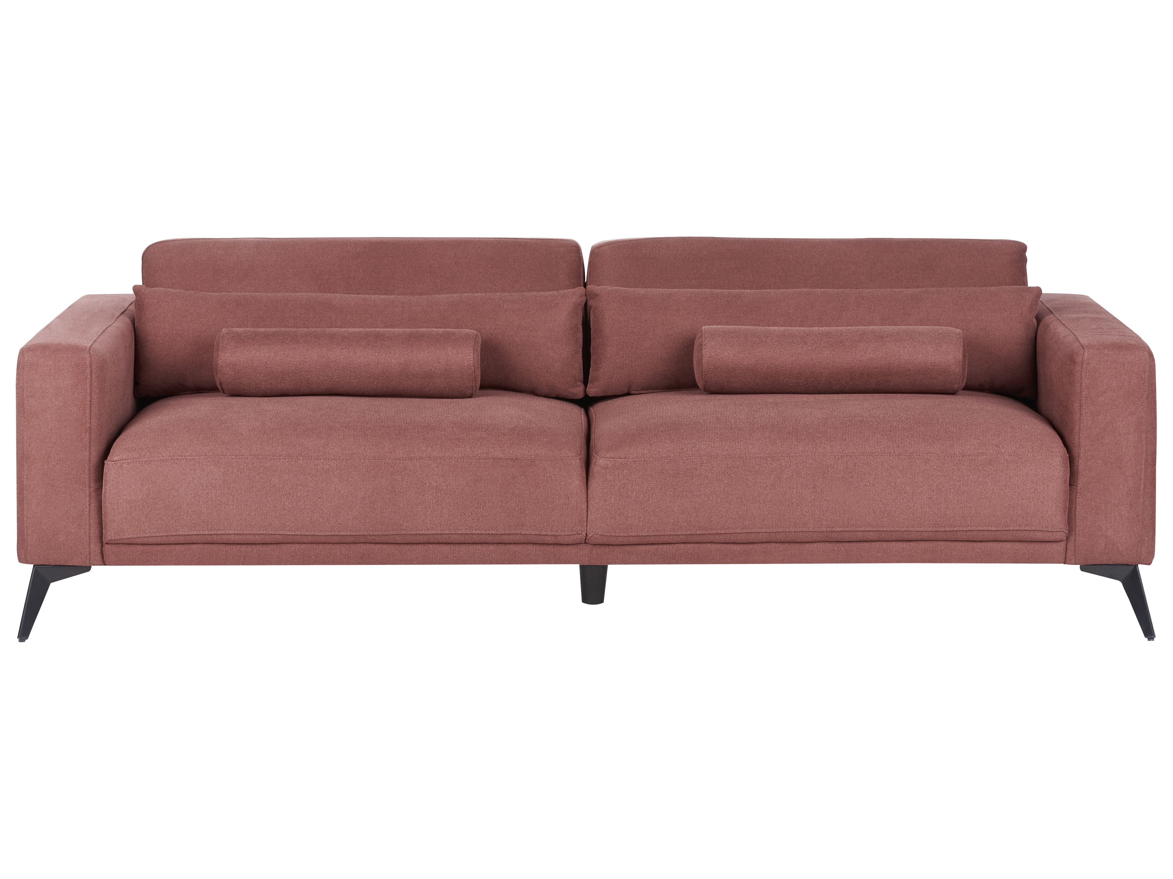 Sofa 3 Seater ANGE Fabric Burgundy