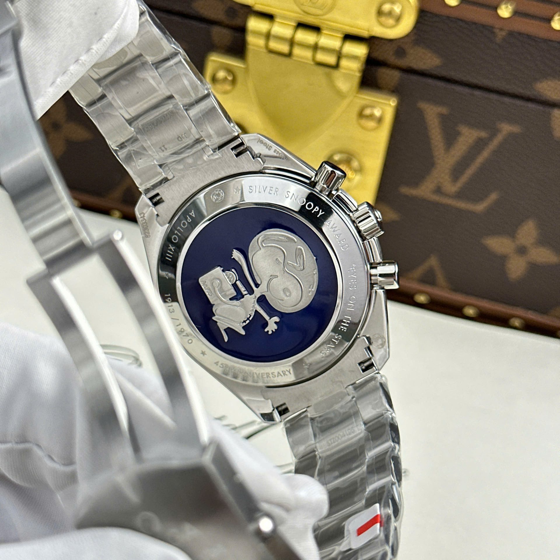 Omega Speedmaster Apollo 13 Silver Snoopy Imitation Watches Metal Wire OM Factory 42mm - Top club