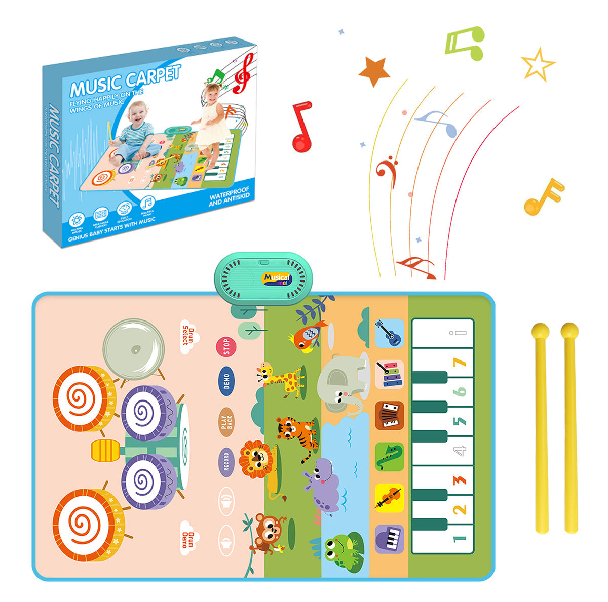 MuziekMat | Interactieve Piano Speelmat
