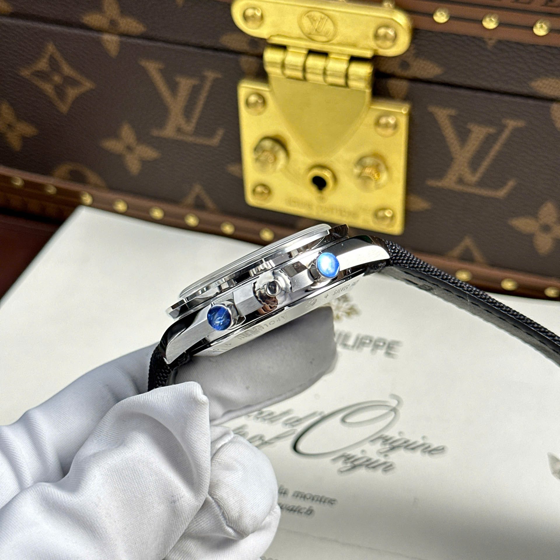 Omega Speedmaster Apollo 13 Silver Snoopy Luxury Imitation Watches Fabic Strap OM Factory 42mm - Top club