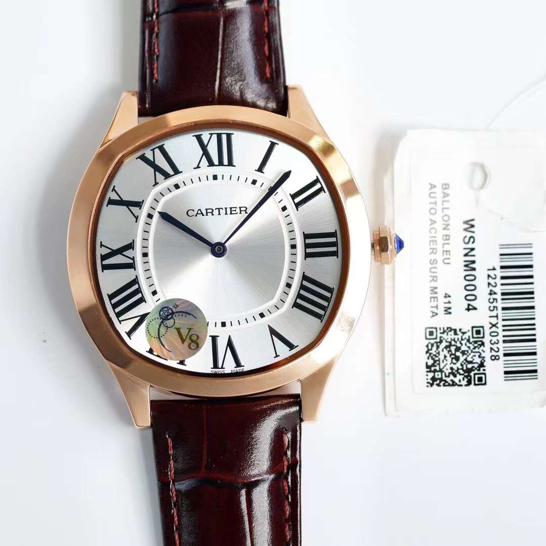 Cartier - Drive de Cartier White Gold - 40mm Smooth(1:1 replica) - Top club