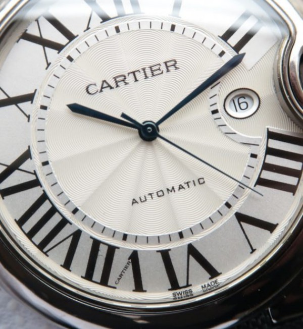 Replica Cartier Ballon Bleu 46mm SS White Dial Nylon Strap ETA 2824 - Top club