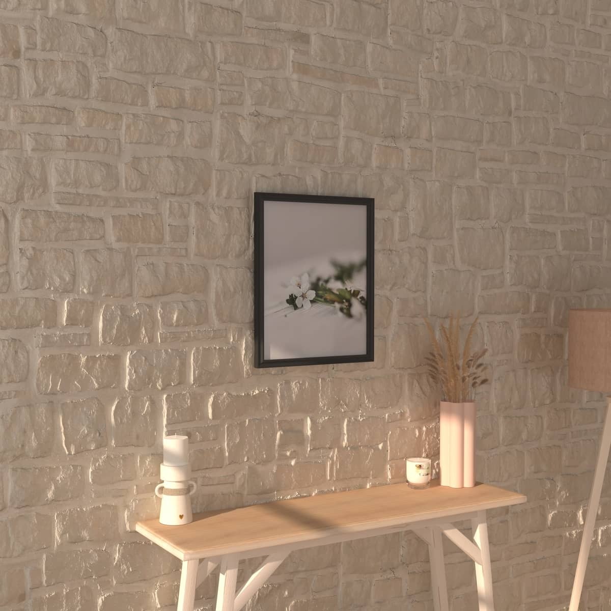 Picture frame"Mae" Wood, black, 40x50 cm