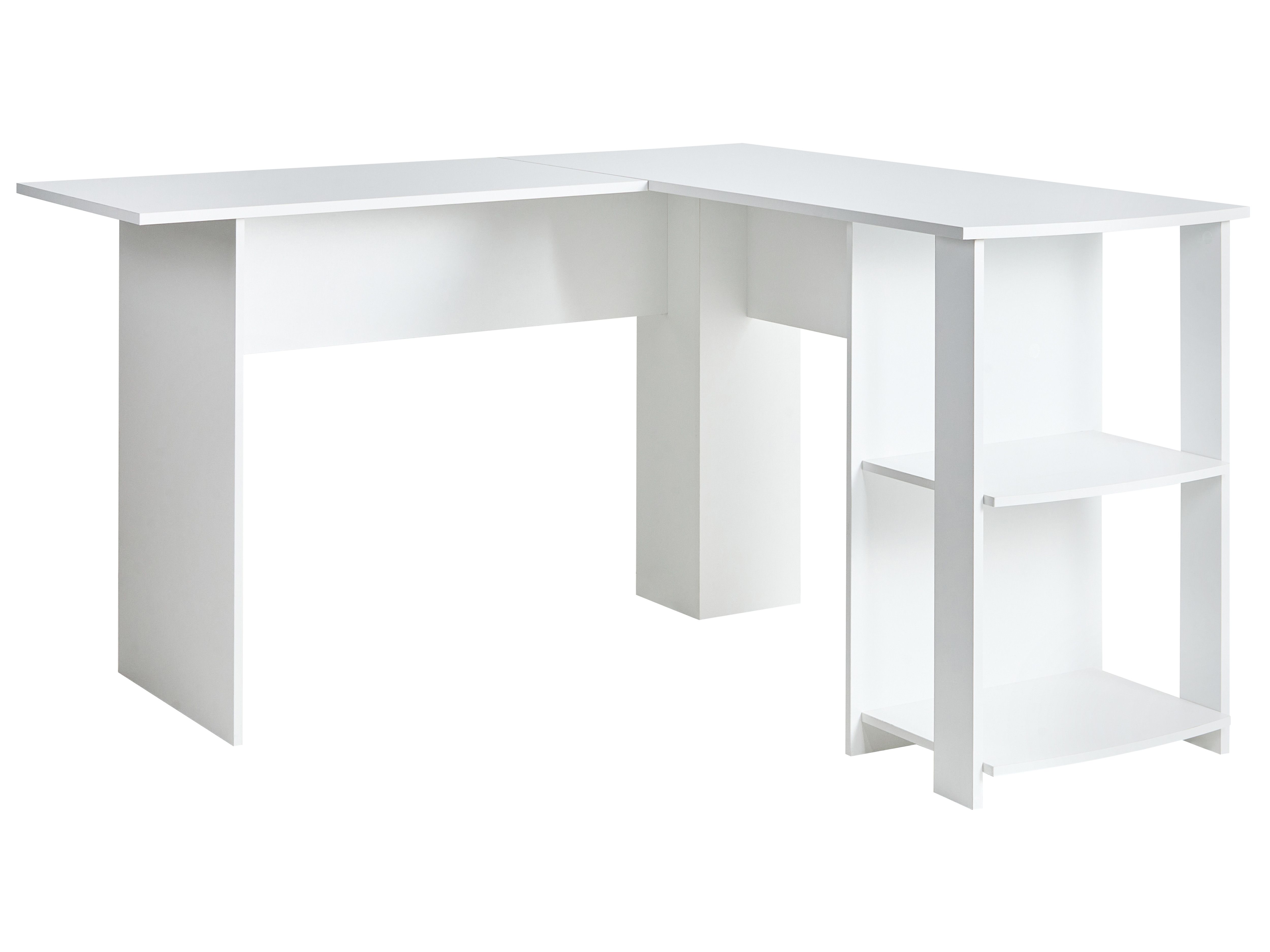 Corner Desk SNYDER White 125 cm 125 cm