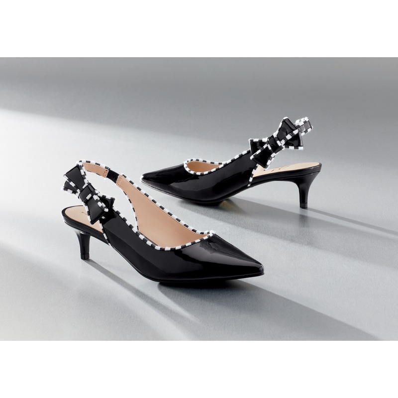 Bow Slingback - MIDNIGHT VELVET CATALOG