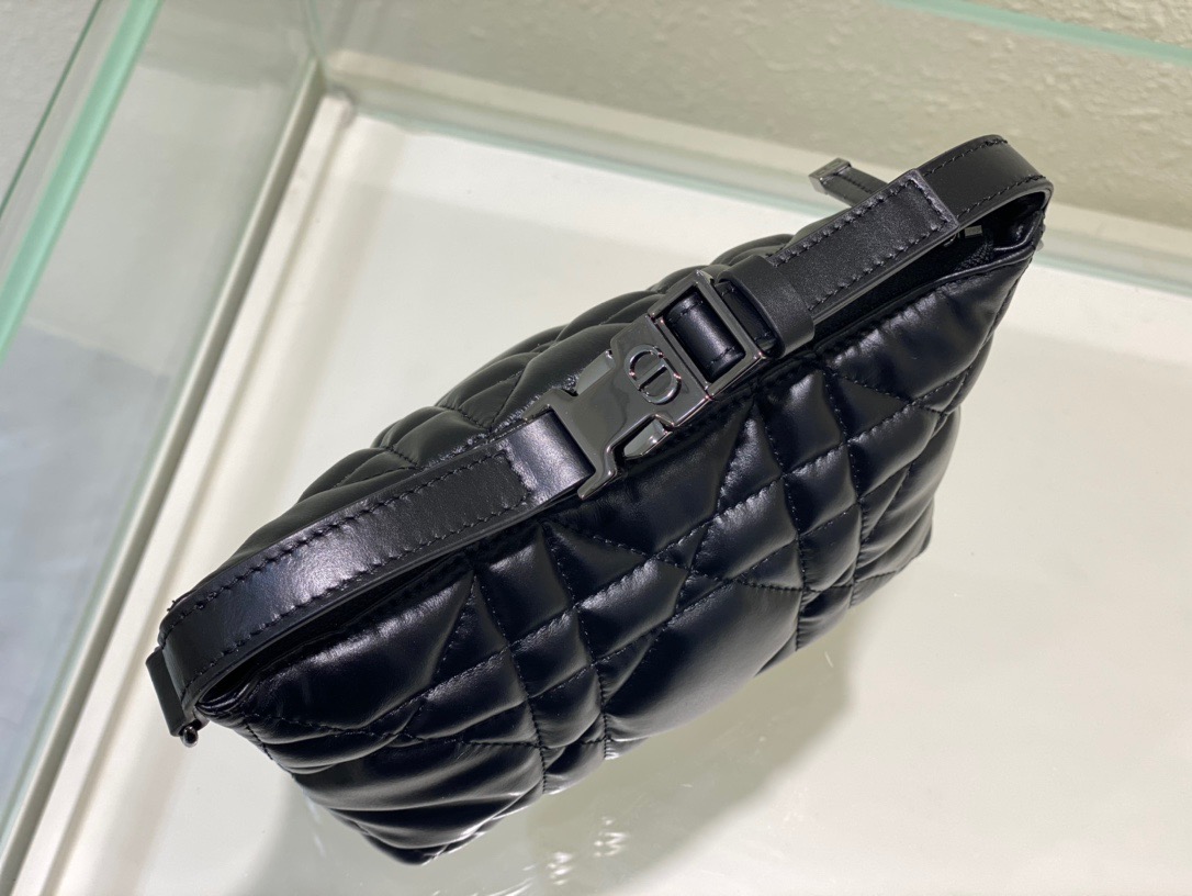 Christian Dior Small DiorTravel Nomad Pouch Black, For Women, Women’s Handbags 6in/15cm CD S5553BMIG_M9001:1High-quality replica
