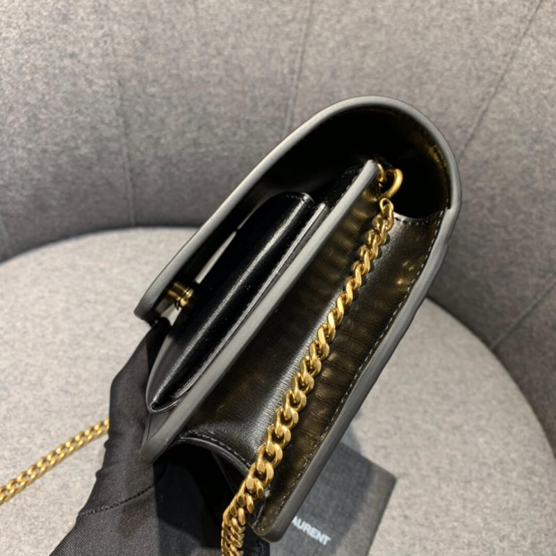 Replica Saint Laurent Sunset Chain Wallet In Smooth Leather 5330261:1High-quality replica
