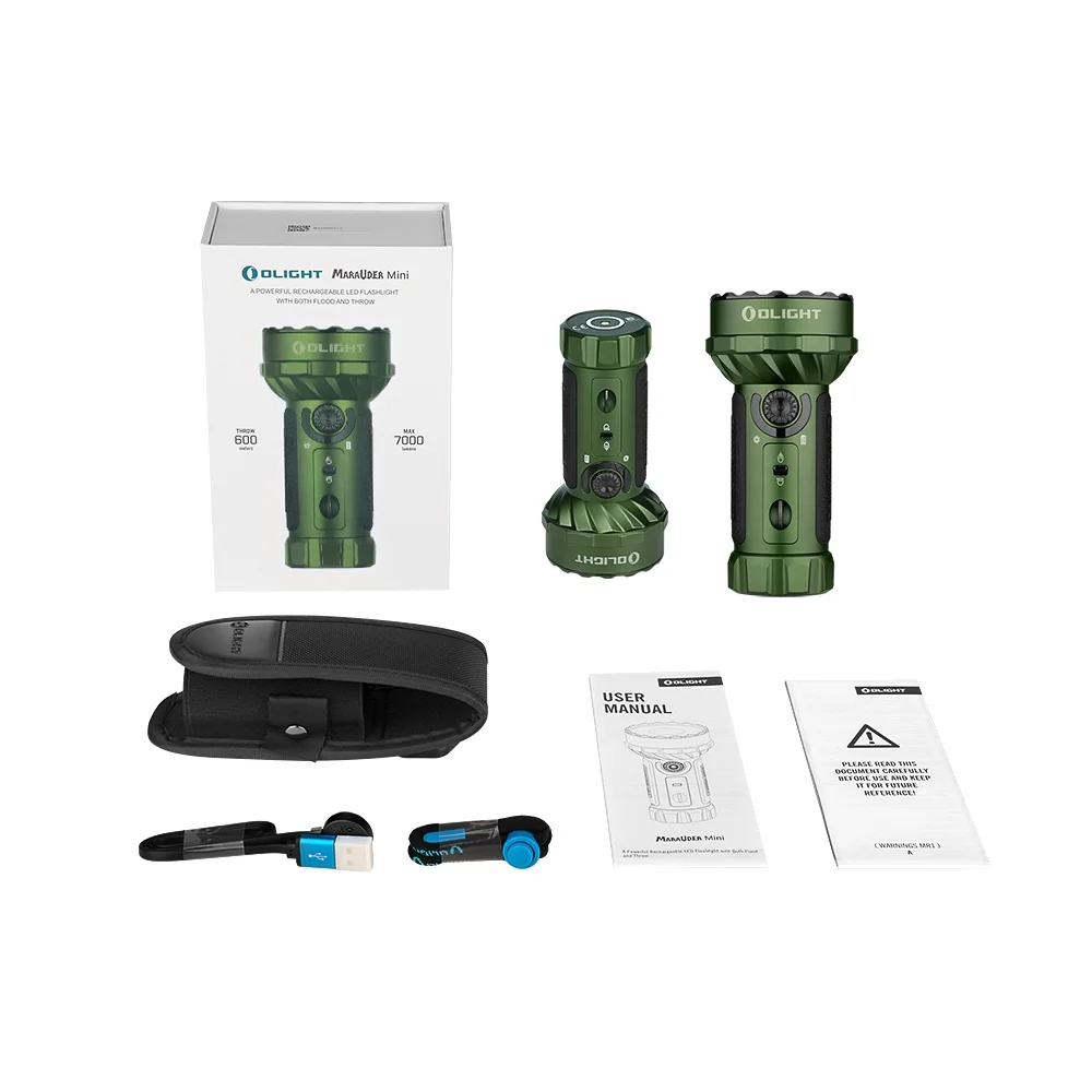OLIGHT Marauder Mini 7,000 Lumens Bright Flashlight with 600 Meters Beam Distance, Powerful RGB Lights, Magnetic Rechargeable for Outdoors Work, Hunting, and Searching(Black) - Image 41