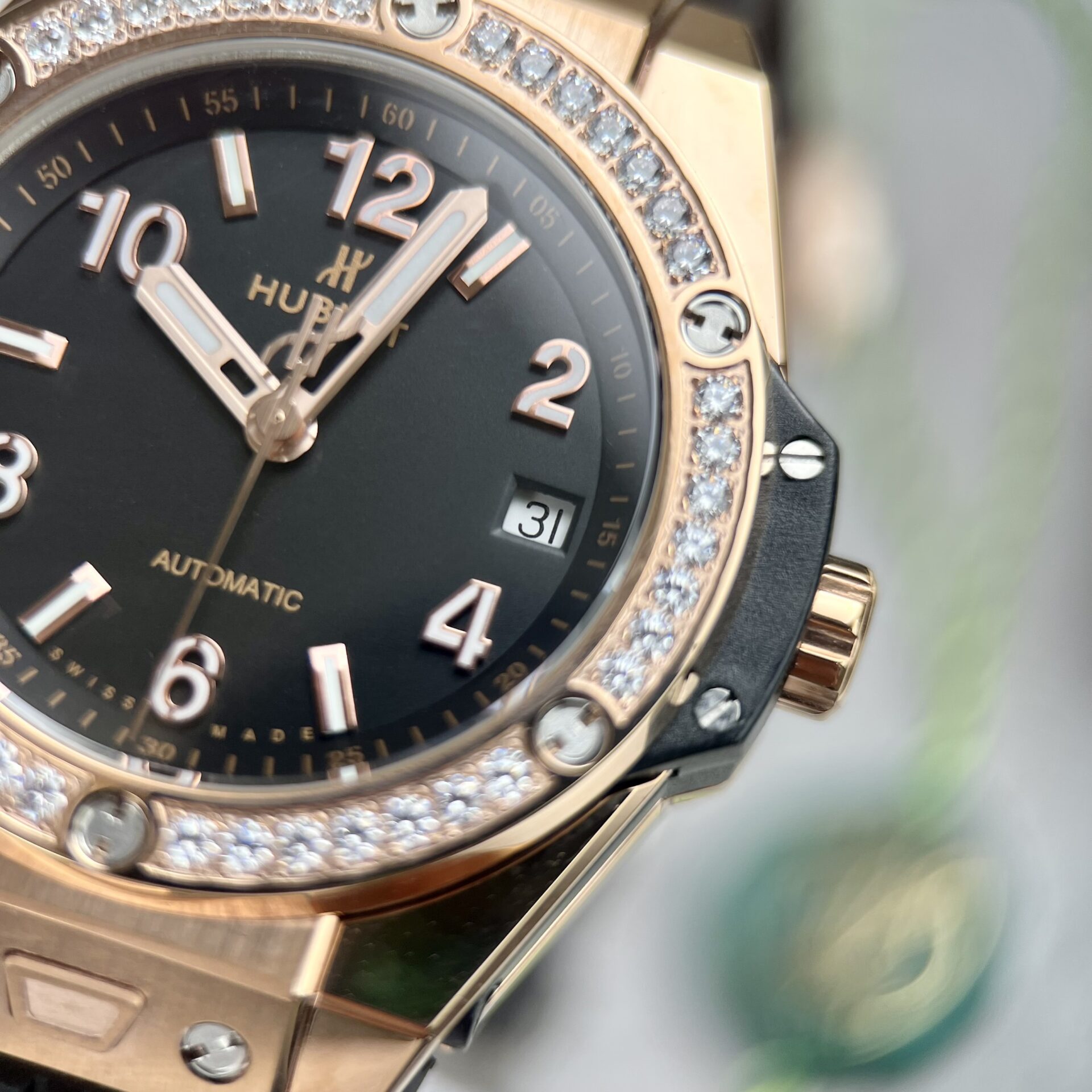 Hublot Replica 1:1 Watch Big Bang One Click King Gold Diamond Bezel HBF 39mm - Top club