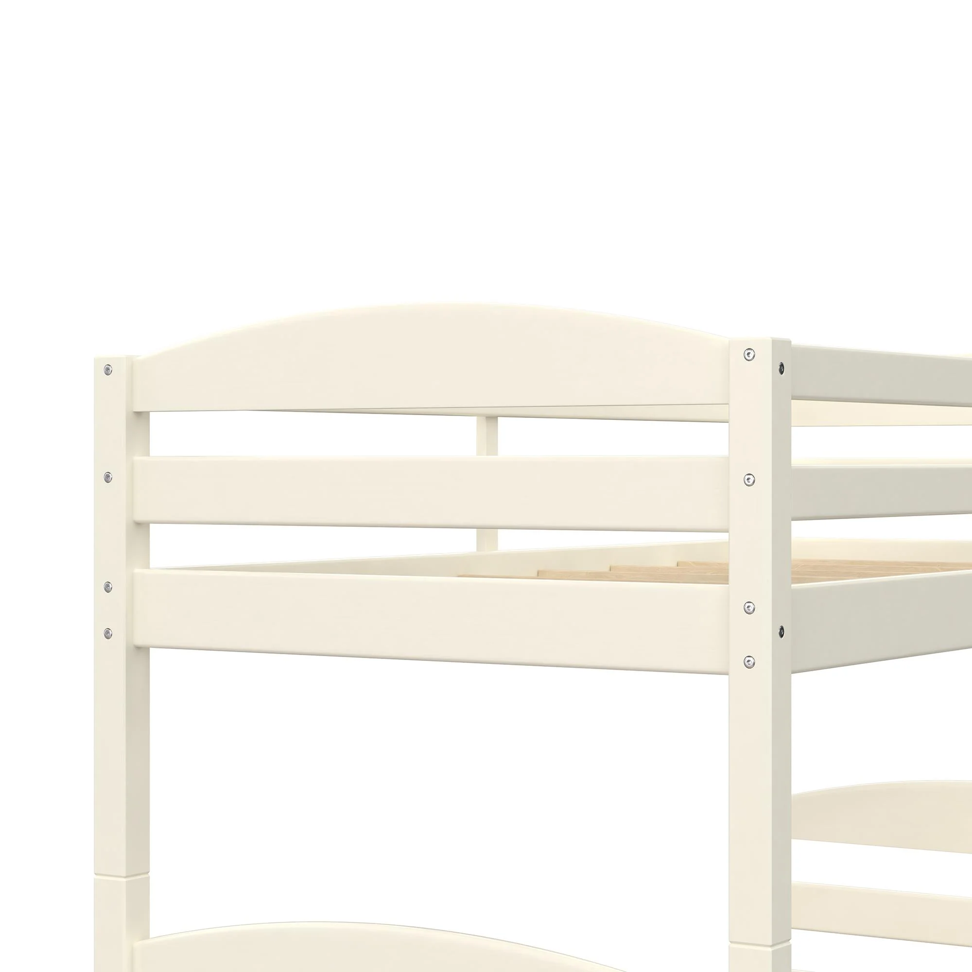 Better Homes & Gardens Leighton Solid Wood Twin-over-Twin Convertible Bunk Bed, Vanilla - Image 17