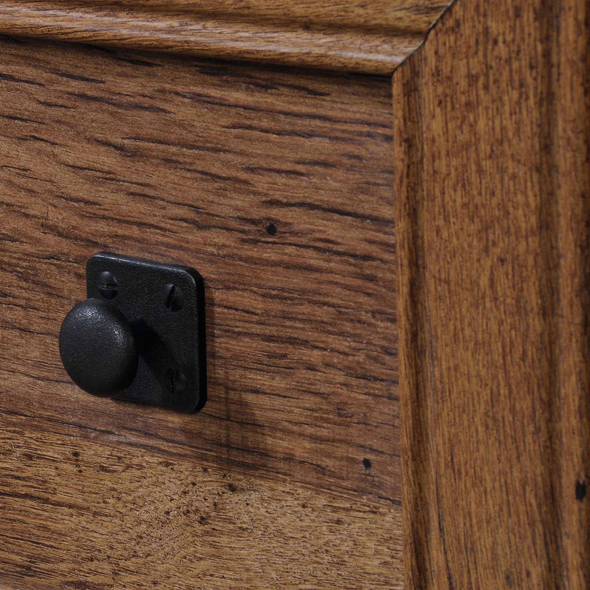 Sauder Palladia 6-Drawer Bedroom Dresser, Vintage Oak Finish - Image 7