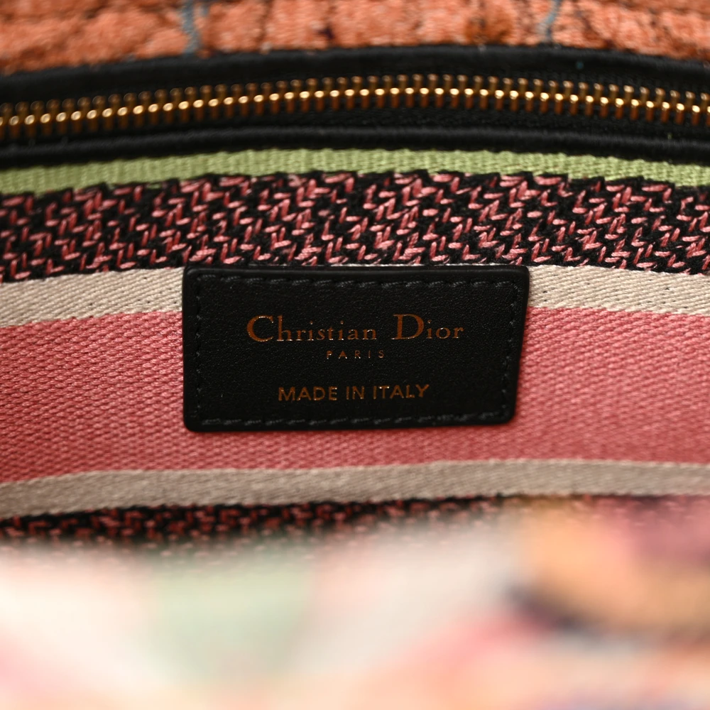 Shop Mirror-Quality Dior Lady D-Lite Gold Hardware Replica Handbag