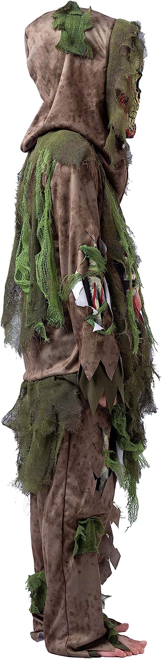 Joyfy Halloween Swamp Skeleton Living Dead Zombie Costume for Boys, Scary Zombie Costume for Kids Halloween Monster Themed Party Dress Up - Image 4 Joyfy Halloween Swamp Skeleton Living Dead Zombie Costume for Boys, Scary Zombie Costume for Kids Halloween Monster Themed Party Dress Up - Image 4