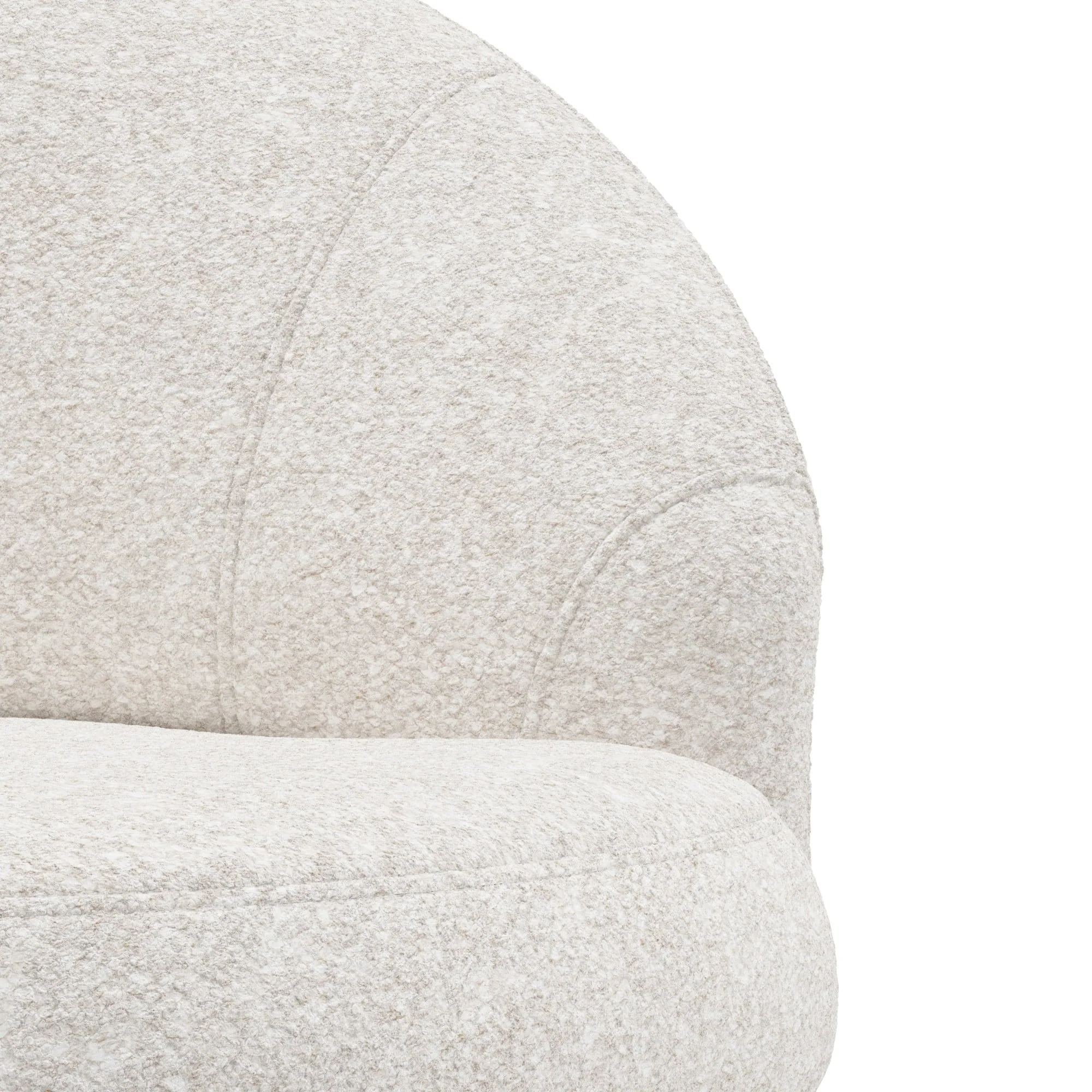 Hillsdale Boulder Upholstered Swivel Storage Chair, Ash White - Image 19