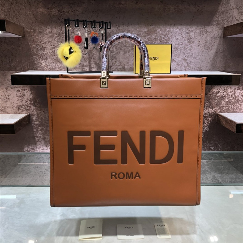 fendi sunshine tote brown - Replicaclubs