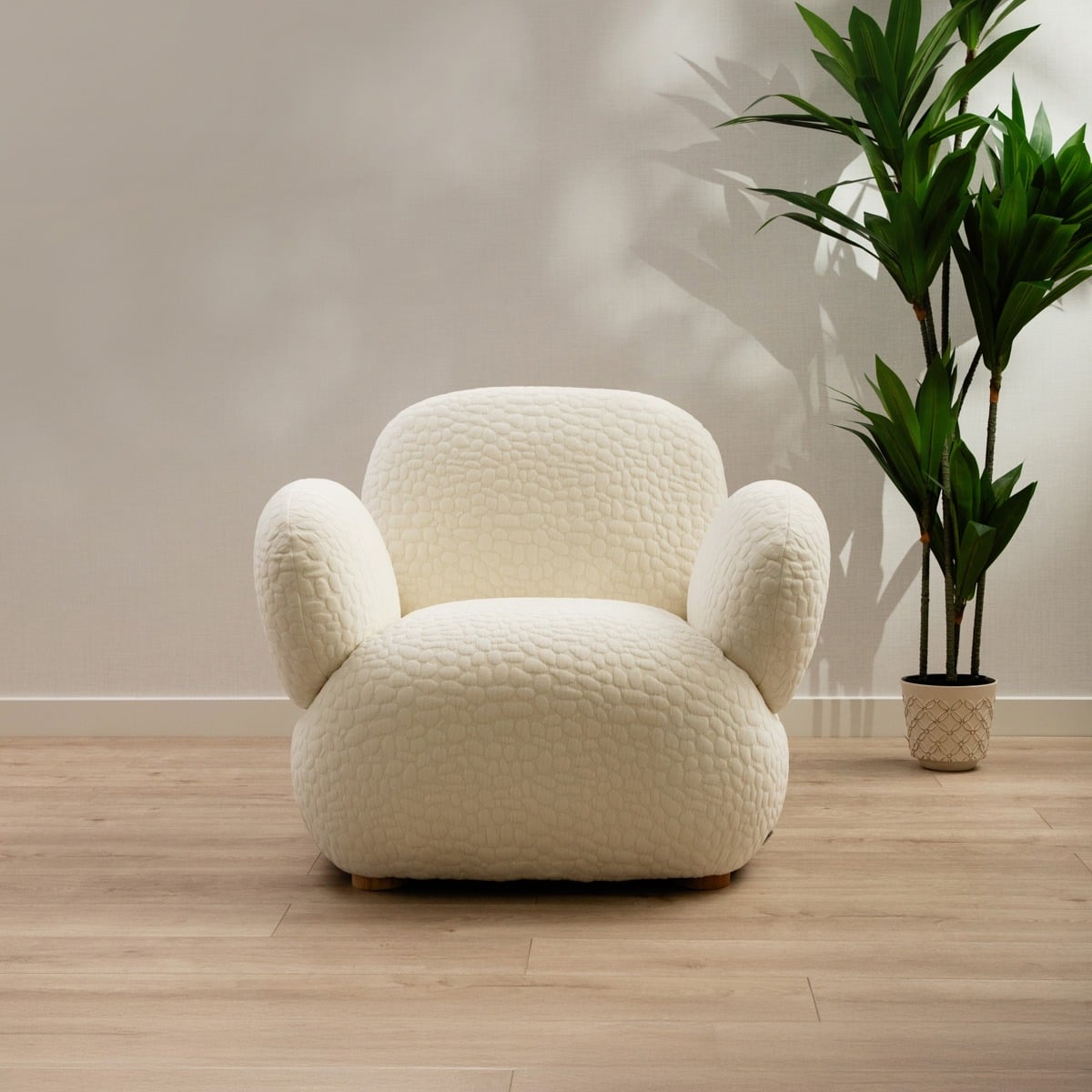 Fotel SIESTE Ecru 96,5x90x79 cm