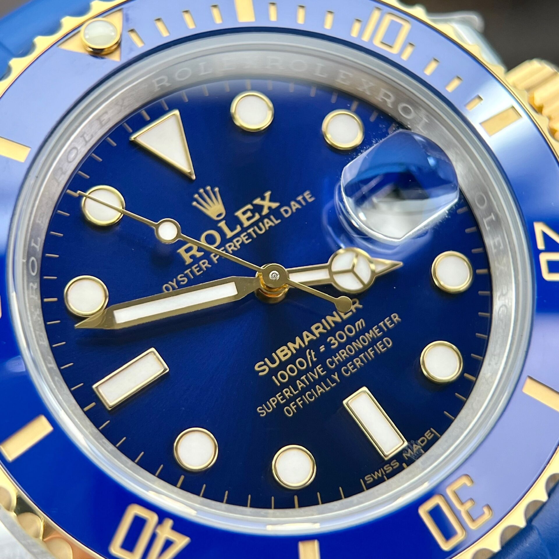 Rolex Submariner Replica Watches Blue Dial Clean Factory 40mm - Top club