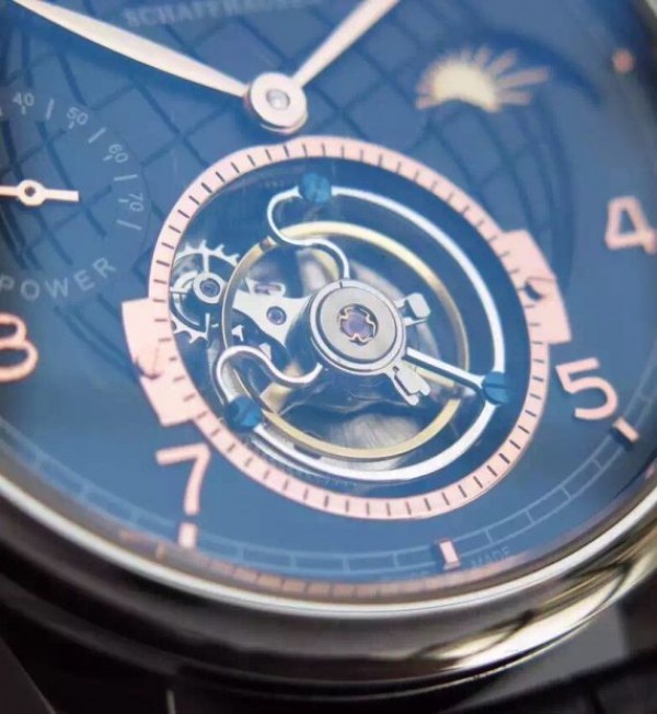 Replica IWC TF Portuguese Tourbillon Moonphase Leather Strap - Top club