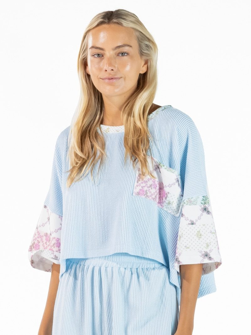 0126-TEE-CRP-CRD-TRLPTCH - Simply Southern Outlet