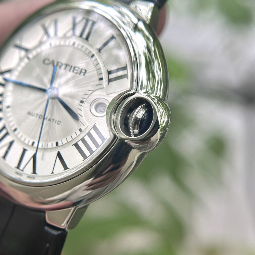 Cartier Replica Watch Ballon Bleu Leather Strap AF Factory 42mm - Top club