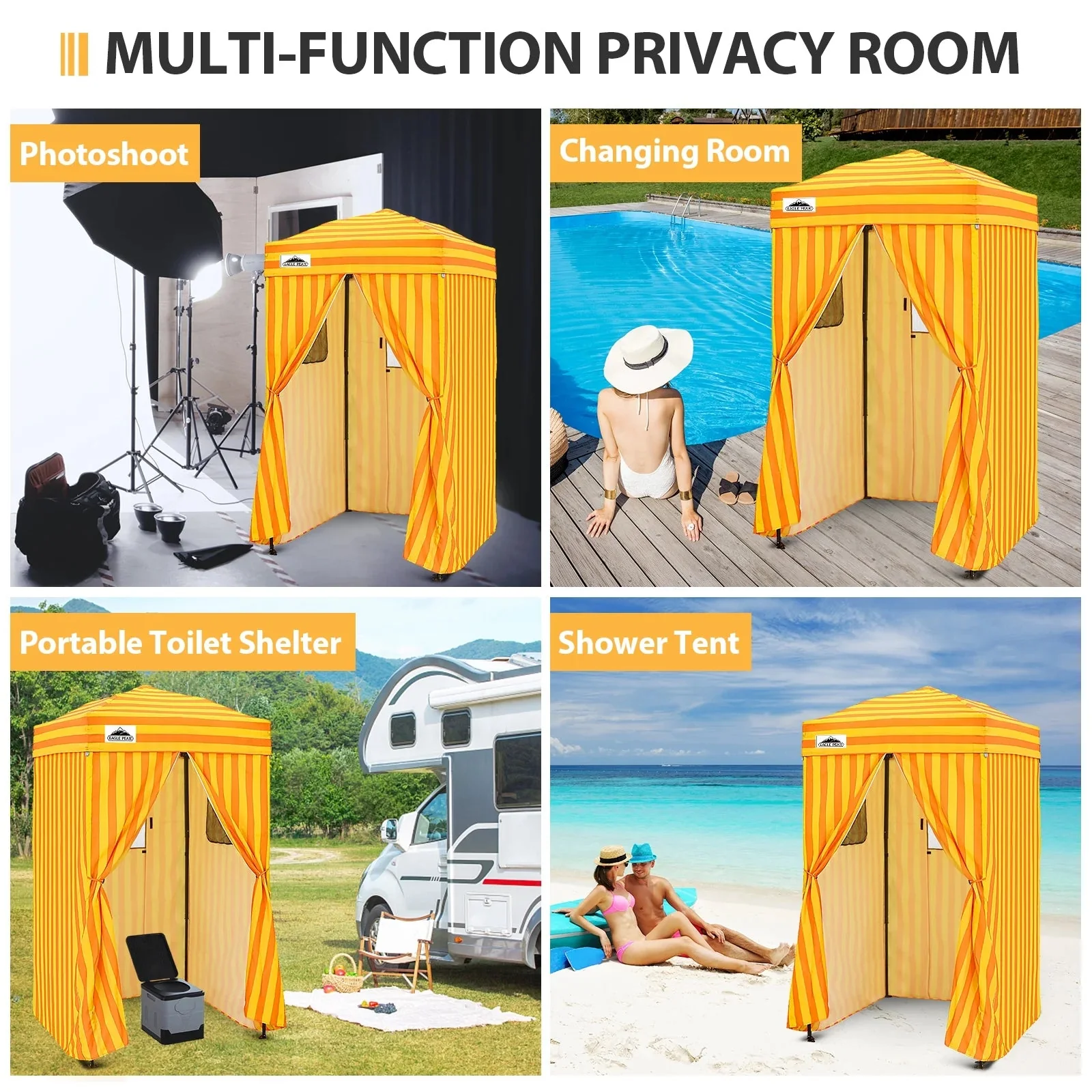 EAGLE PEAK Ultra Compact 4 ft x 4 ft Pop-Up Changing Room Canopy - Flex - Image 122 EAGLE PEAK Ultra Compact 4 ft x 4 ft Pop-Up Changing Room Canopy - Flex - Image 122