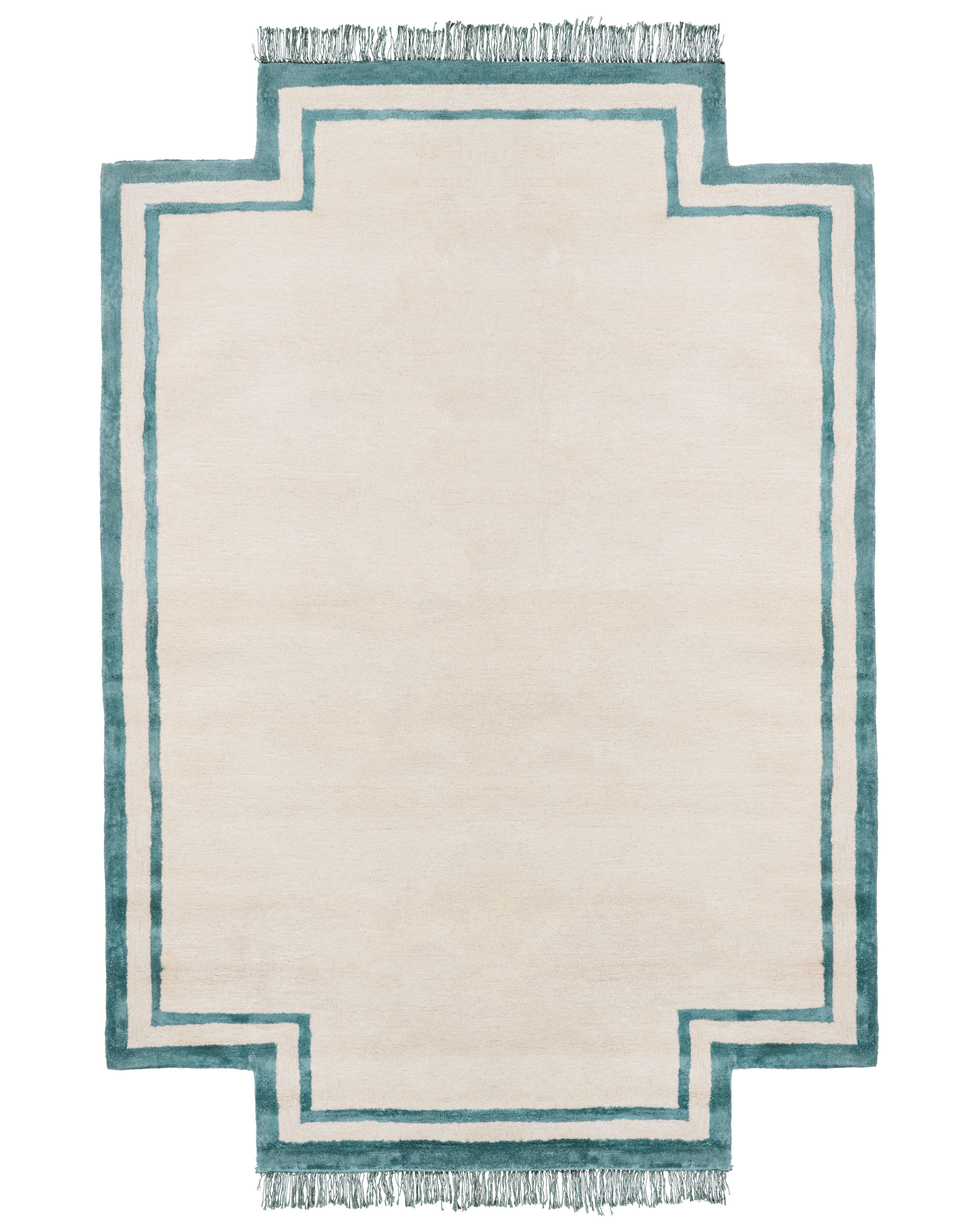 Rug BERWARI Light Beige 160 x 230 cm Viscose