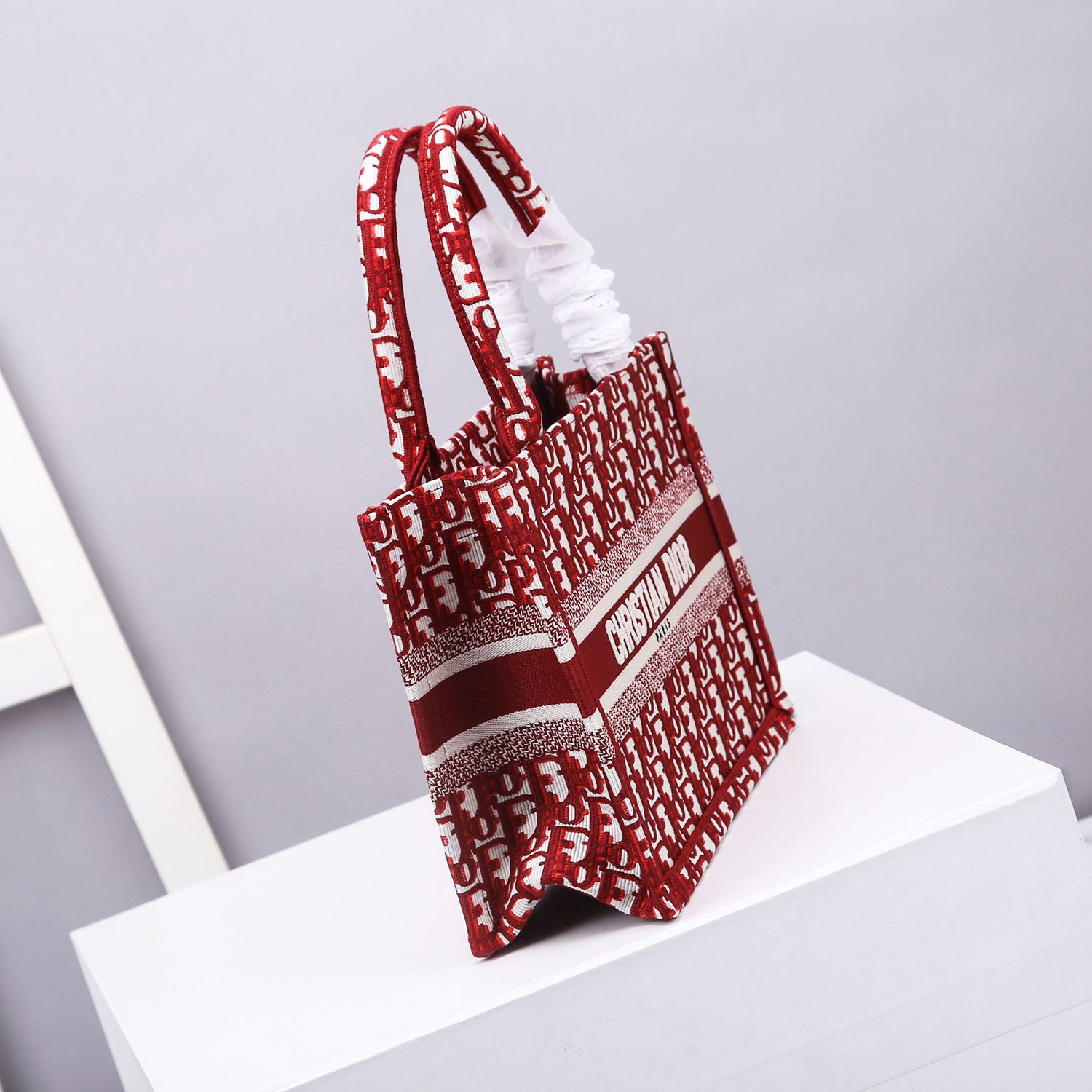 Christian Dior Small Dior Book Tote Red, For Women, Women’s Handbags 26.5cm/10.5in CD M1265ZRIW_M17E1:1High-quality replica