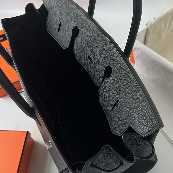 Hermes Birkin 40 Replica Togo Black with Silver Hardware1:1High-quality replica