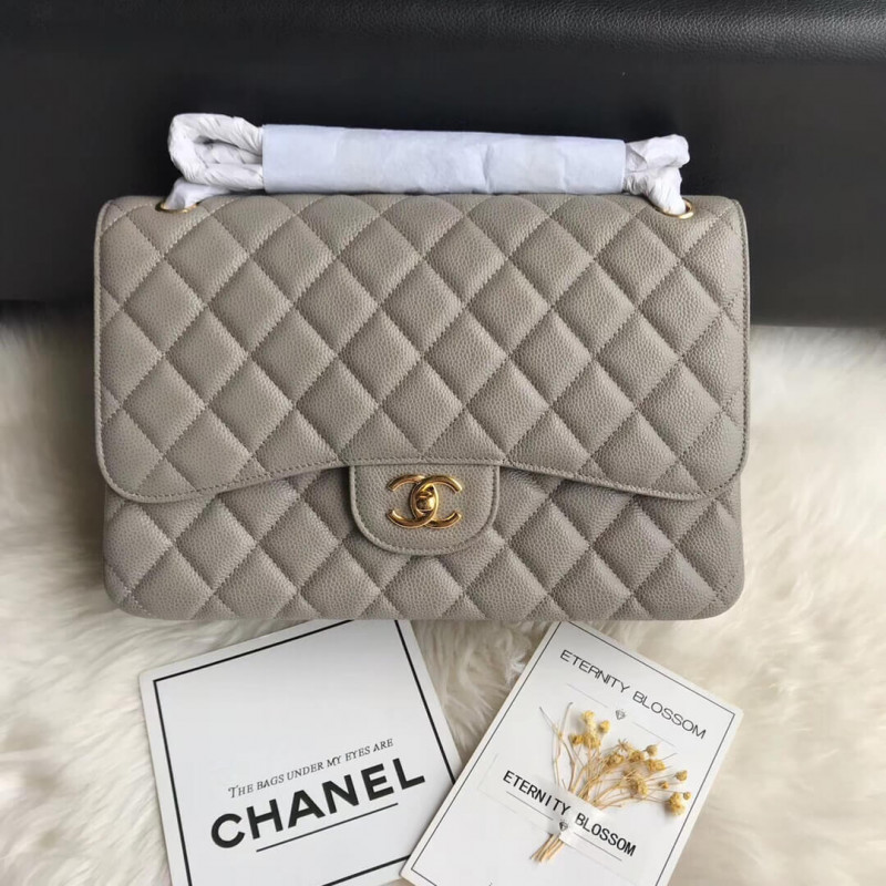 Replica Chanel Caviar Calfskin 30Cm Classic Flap Bag A011131:1High-quality replica
