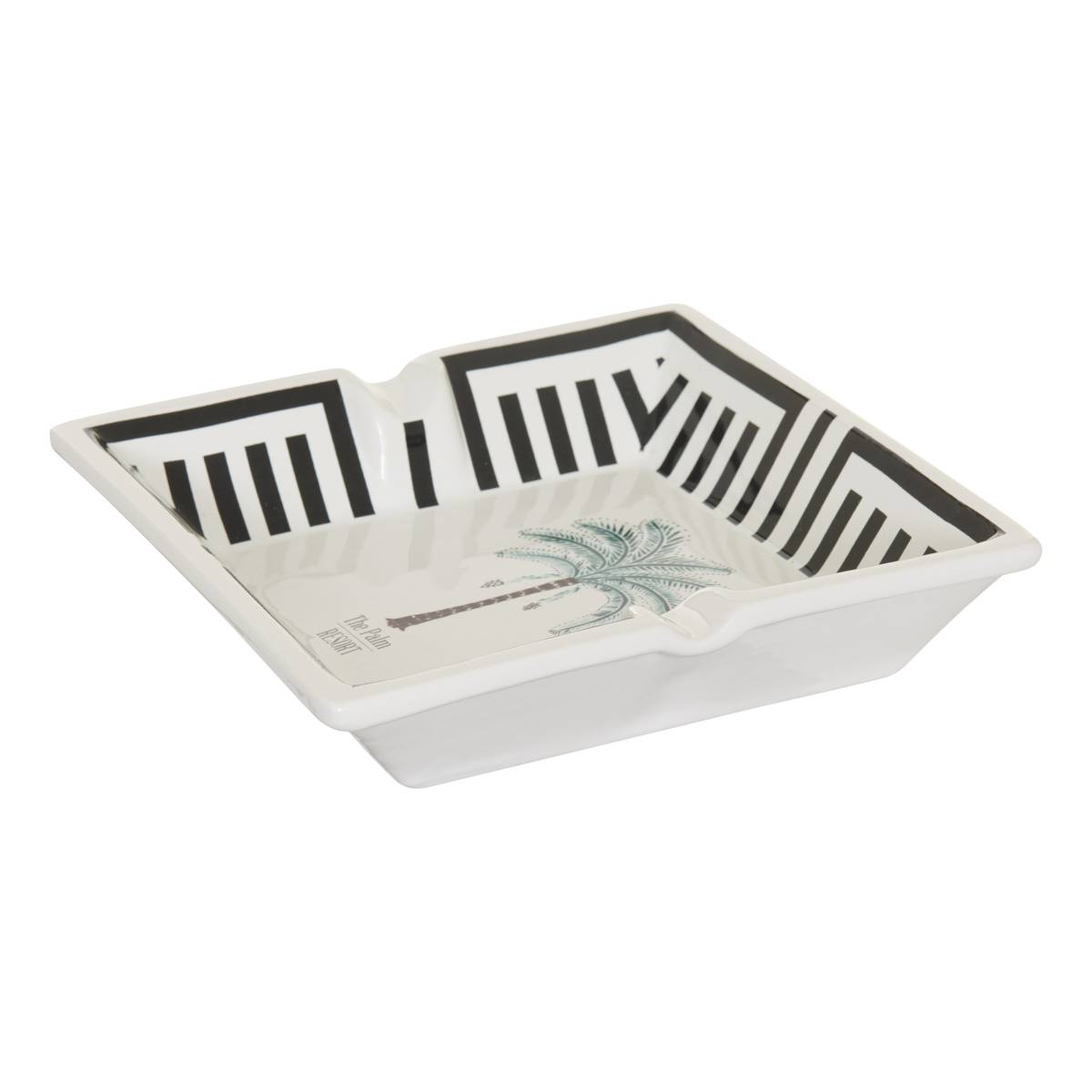 Ashtray "Reso" White, 18.2x18.2 cm
