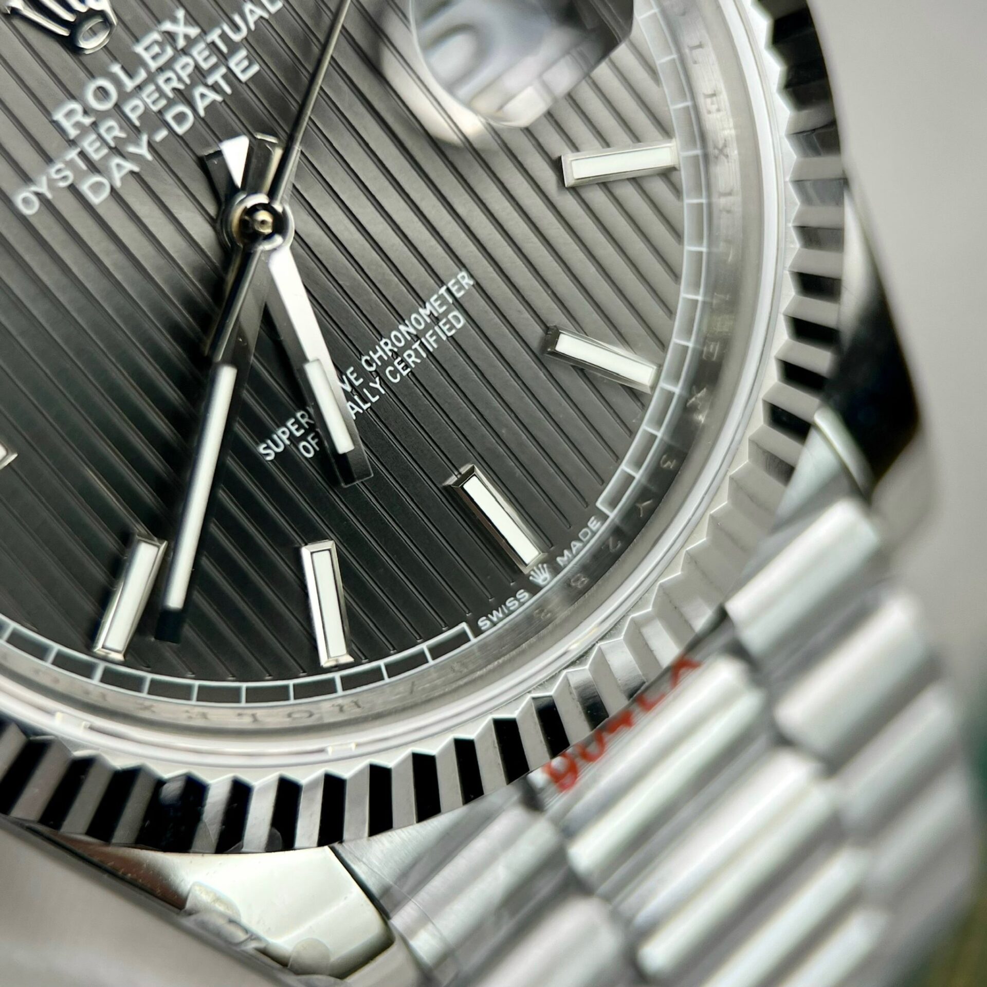 Rolex Day-Date 228236 Replica 11 Watch Grey Dial GM Factory 40mm - Elite Watch Atelier