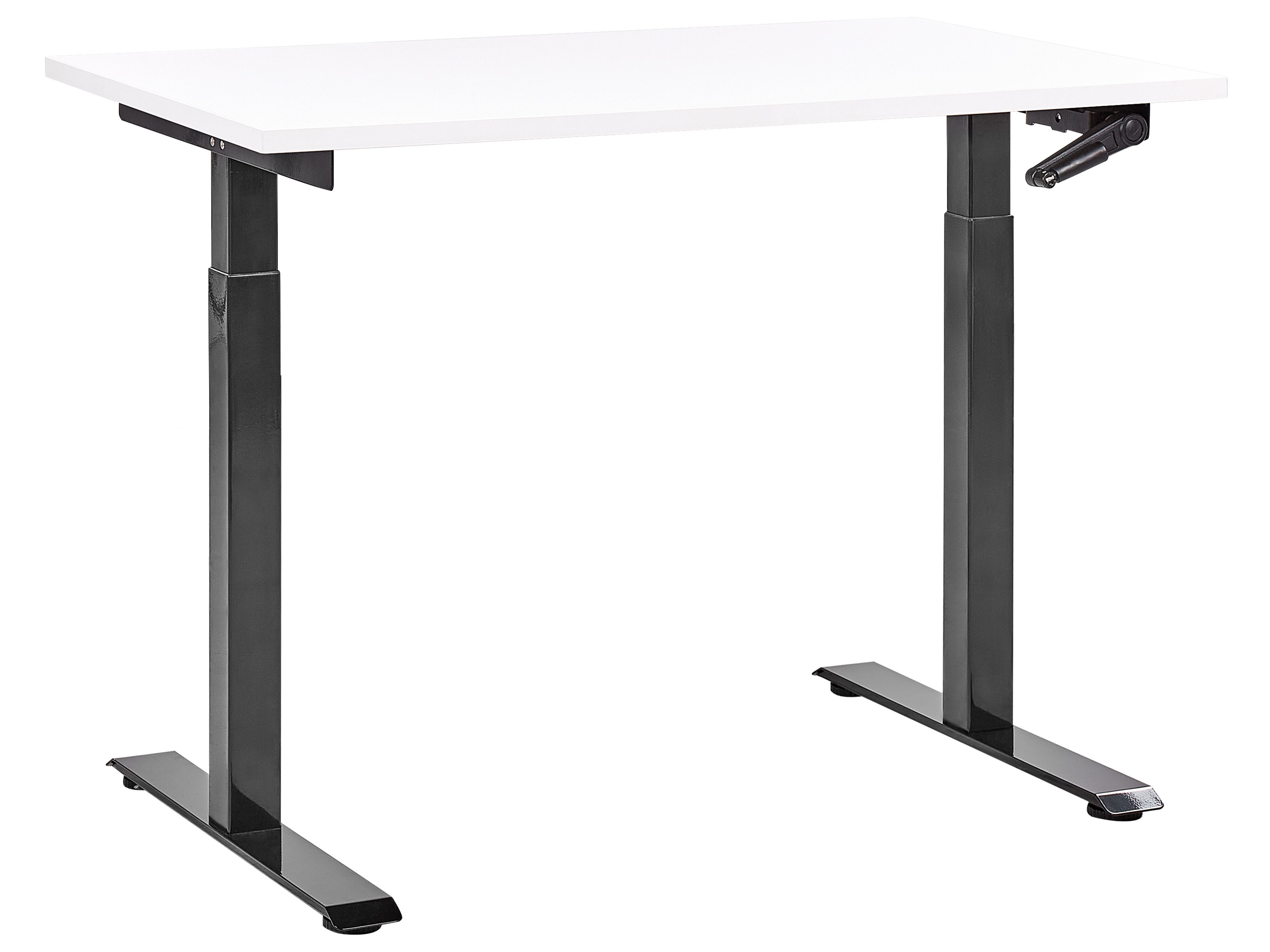 Manual Adjustable Standing Desk DESTINES White/ Black 120 cm 72 cm