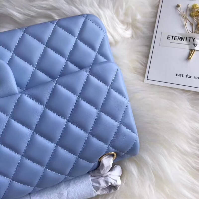 Replica Chanel 1112 Blue Medium Size 2.55 Lambskin Leather Flap Bag1:1High-quality replica
