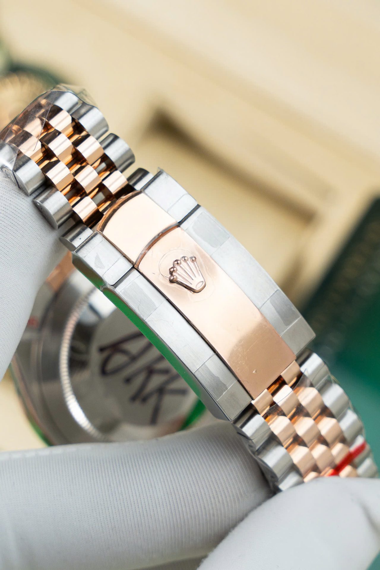 Rolex Copies Watch DateJust 126331 Dial Sundust Custom Gold Wrapped GM Factory 41mm - Top club
