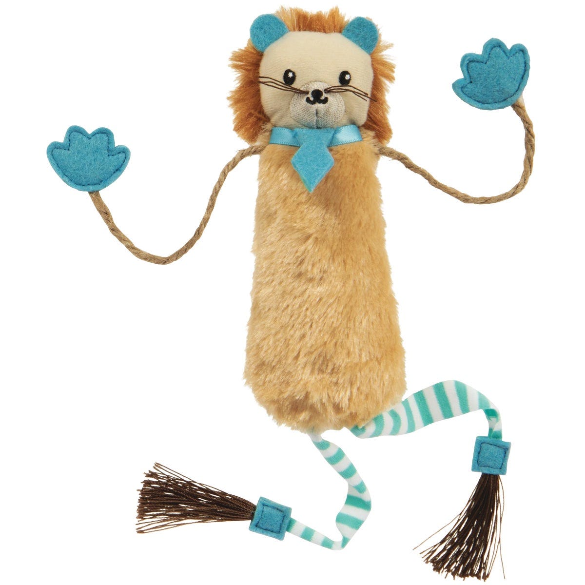 SmartyKat Loopy Lion Door Hanging Breakaway Kicker Catnip Cat Toy