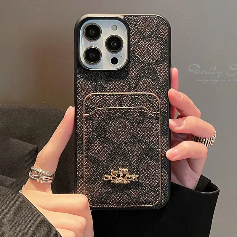 Coa Card Bag Leather iPhone Case - Wholesale & Influencer