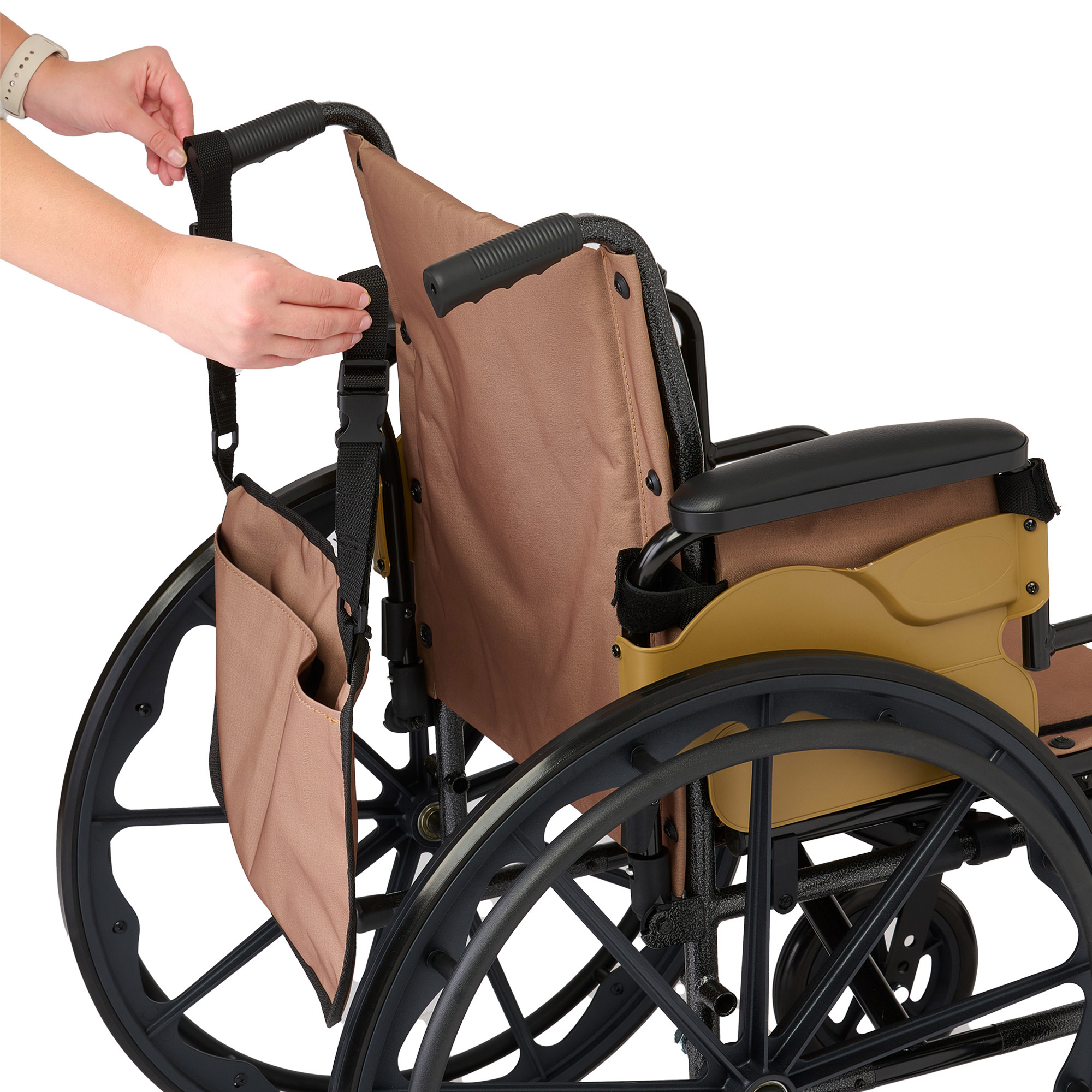 Medline K3 Wheelchair with 2 Storage Bags - Image 3